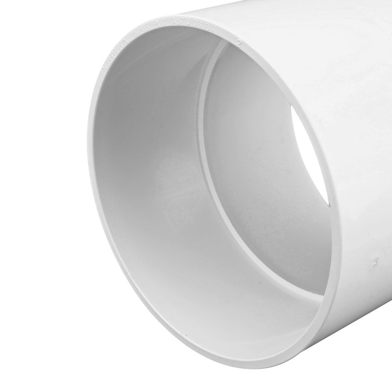 NDS 6P05 PVC S&D Coupling, 6-Inch, Hub X Hub Connection, for use with 6-Inch Sewer and Drain Pipe, White - Image 4